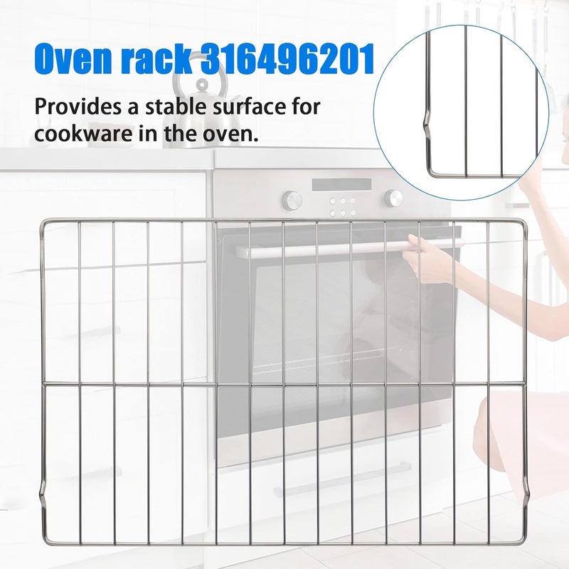 SZHY-LINK Upgraded Range Oven Rack 31649620 for GE Oven, 24.2 x 16 Inches, Oven Rack Replace AP4040129, 316496207, 316404501 for Compatible with Frigidaire Range Oven - Image 4